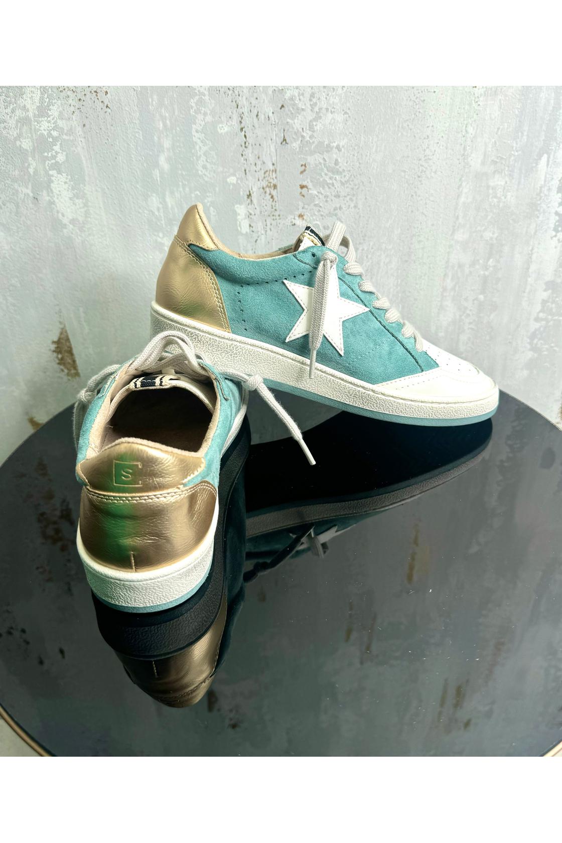 Sneakers Paz Aqua Suede